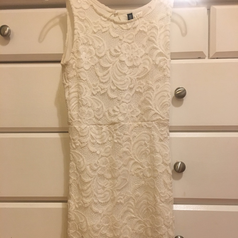 White tight dress